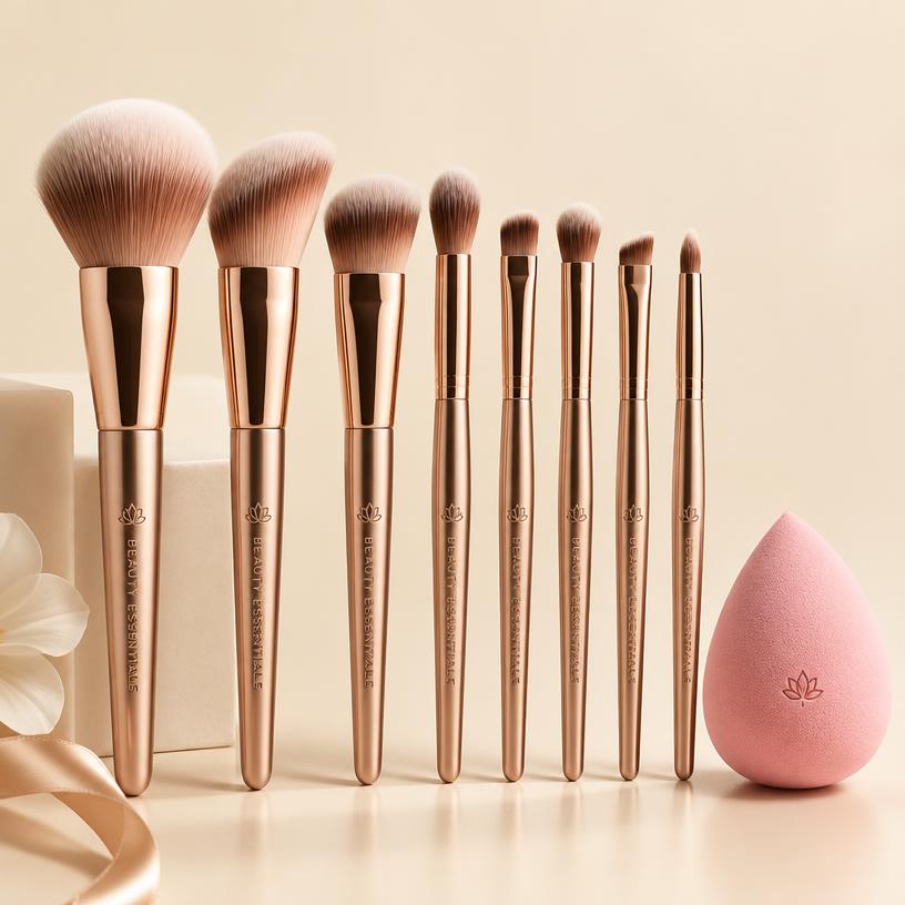 Rose Gold Brush Set